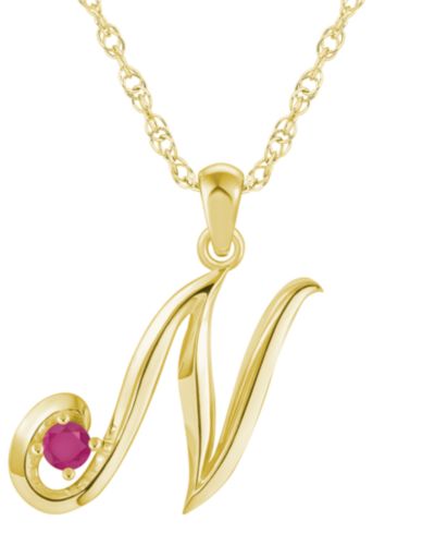 Ruby Yellow Gold N