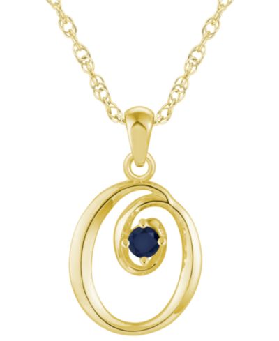 Sapphire Yellow Gold O