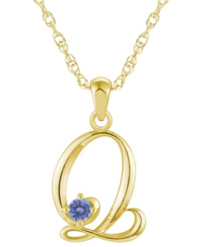 Tanzanite Yellow Gold Q