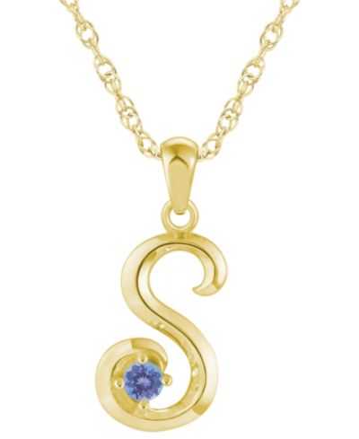 Tanzanite Yellow Gold S