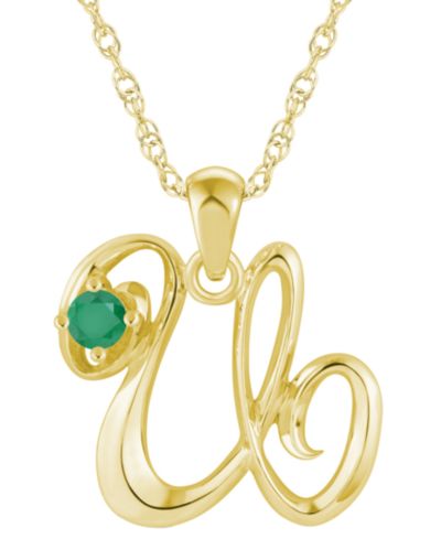 Emerald Yellow Gold U