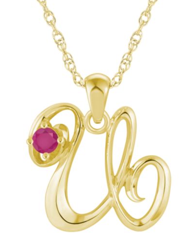 Ruby Yellow Gold U