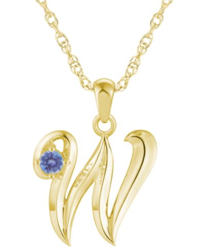 Tanzanite Yellow Gold W