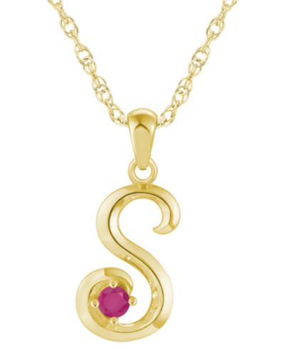 Ruby Yellow Gold S