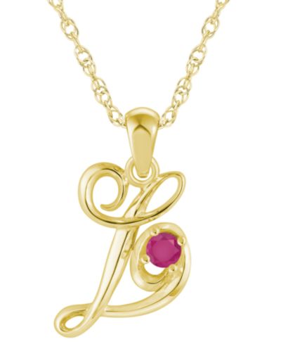 Ruby Yellow Gold L