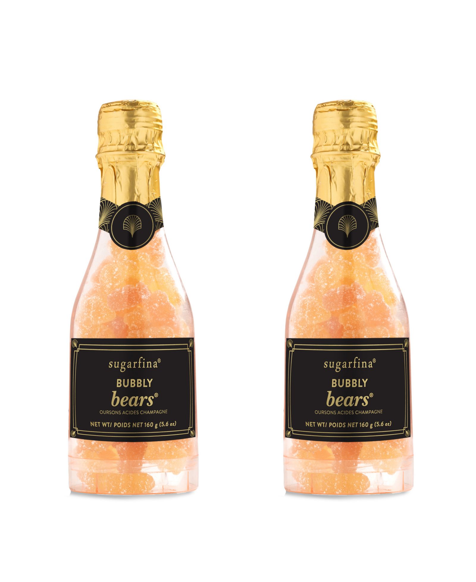 Sugarfina Holiday Bubbly Bears Celebration Bottle Candy Duo, 2 Pack