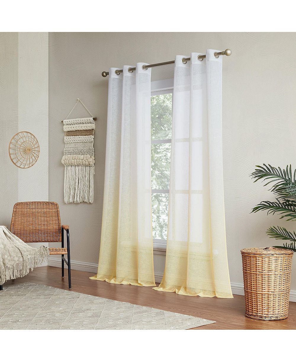 Набор оконных панелей Dainty Home Shadow, 76" W x 84" L