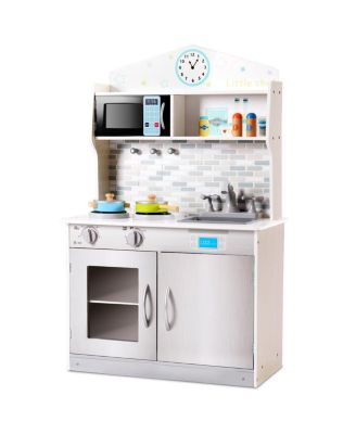 Игровой набор Gymax Kids Wooden Pretend Cooking