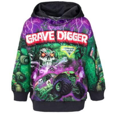 Monster Jam Детская флисовая толстовка с капюшоном