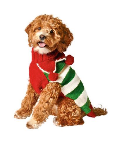 Chilly Dog The Christmas Elf Holiday Dog Sweater