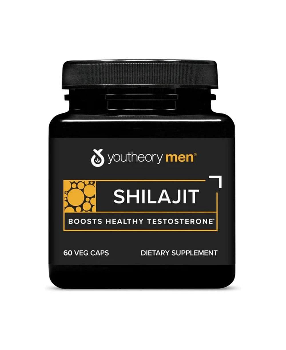 Мужские капсулы Youtheory Shilajit - 60 вегетарианских капсул (250 mg на капсулу)