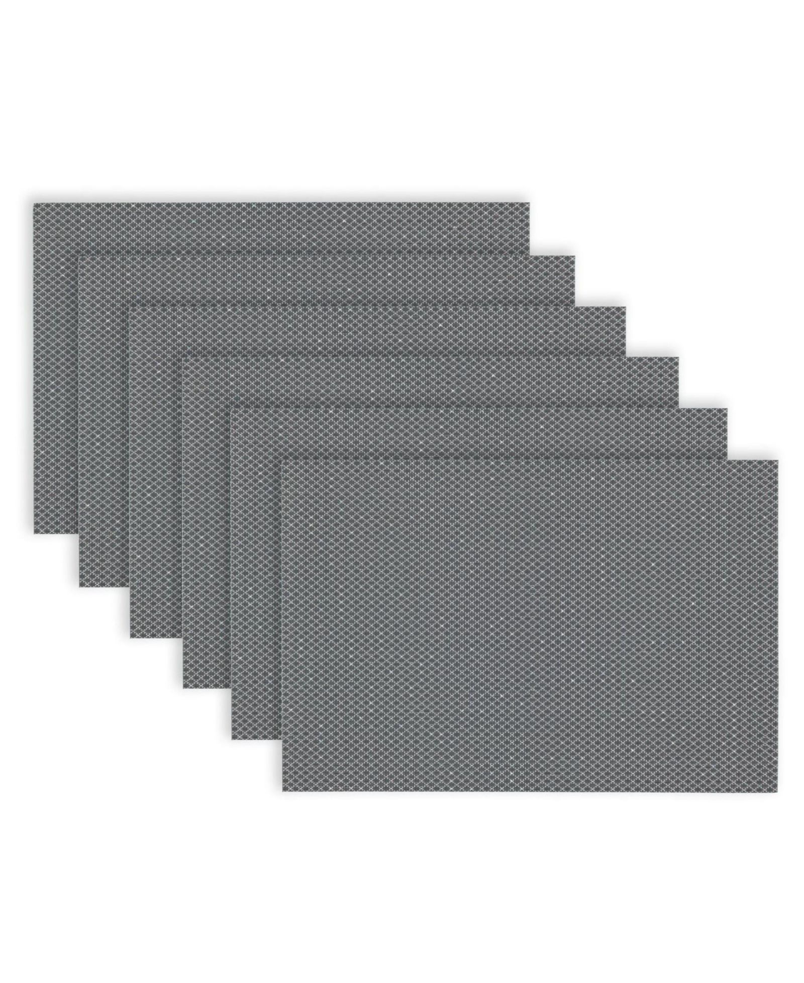 Набор из 6 прямоугольных салфеток Dainty Home Sparkles Texteline, двусторонние, 12" x 18"