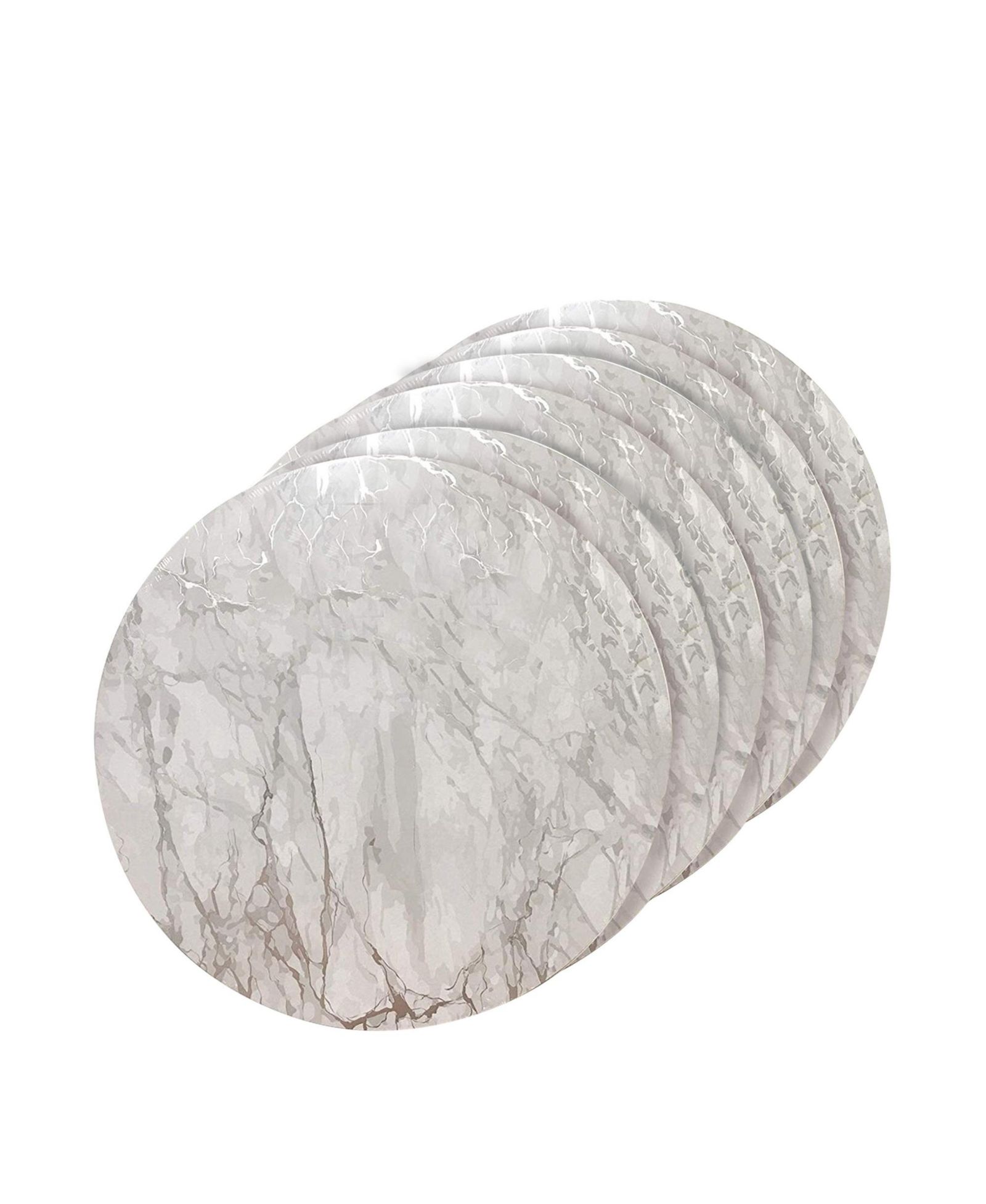 Подставки для сервировки Dainty Home из мраморной пробки, моющиеся