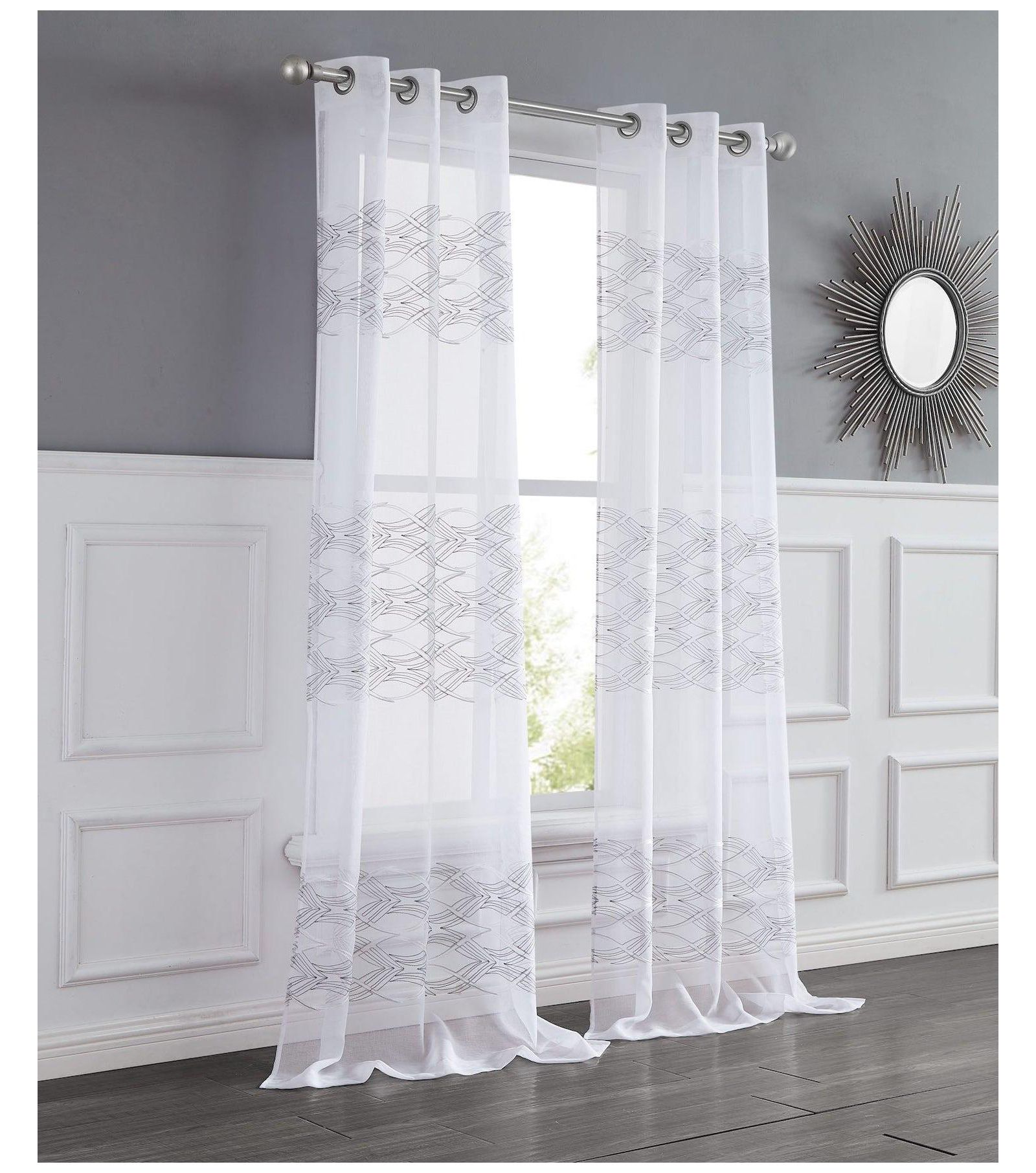 Dainty Home New Window Panel Set 76" W x 96" L