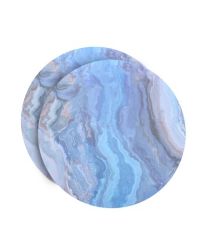 Dainty Home Marble Cork Place Mats, Washable Placemats