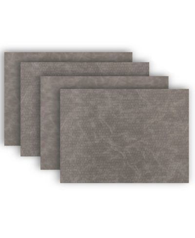 Набор из 4 подставочных салфеток Dainty Home Faux Leather Look 12"x18"