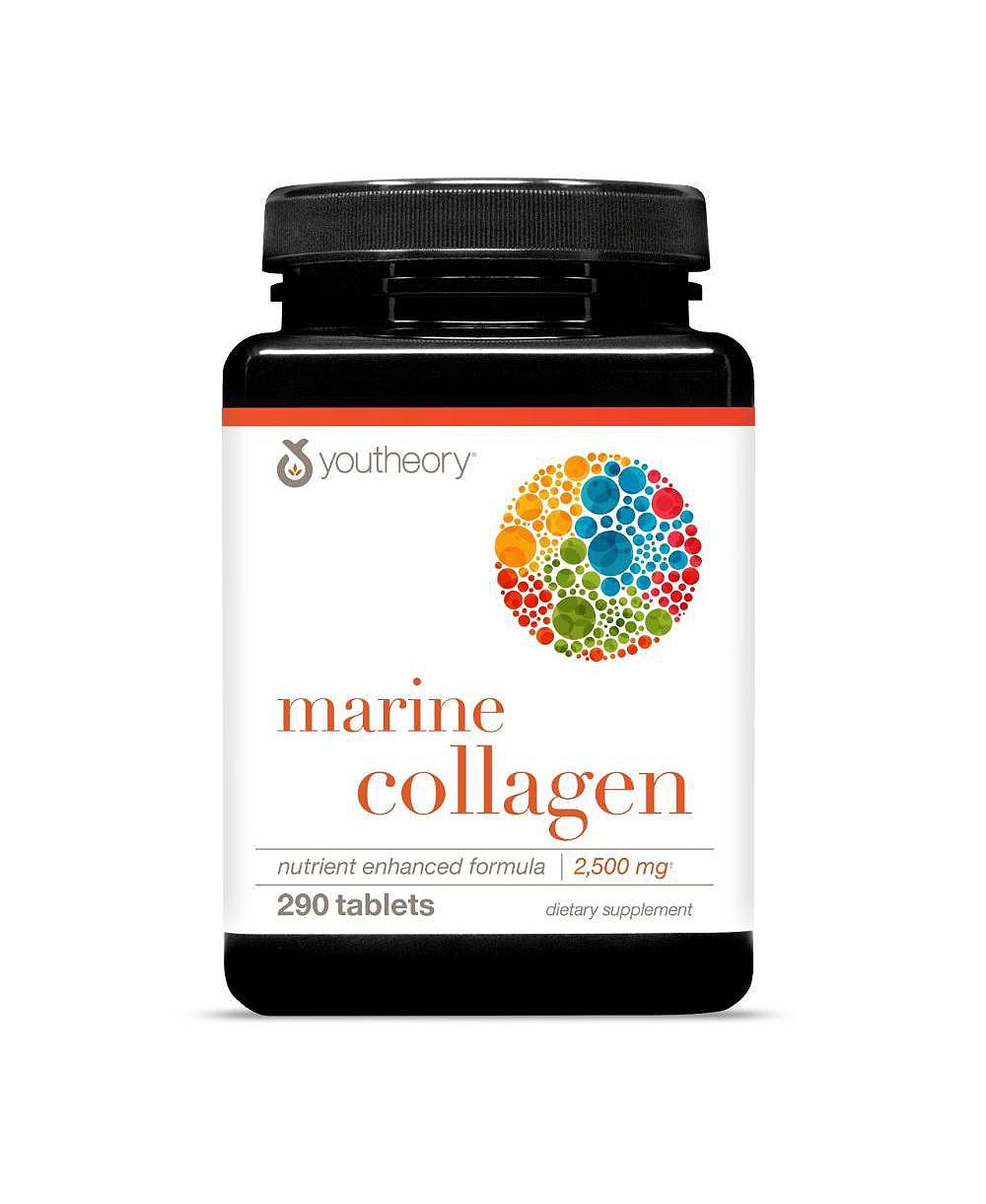Коллаген Youtheory Marine Collagen 2,500 mg Hydrolyzed 290 Tablets