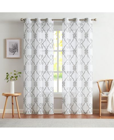 Dainty Home Lea льняная штора с люверсами