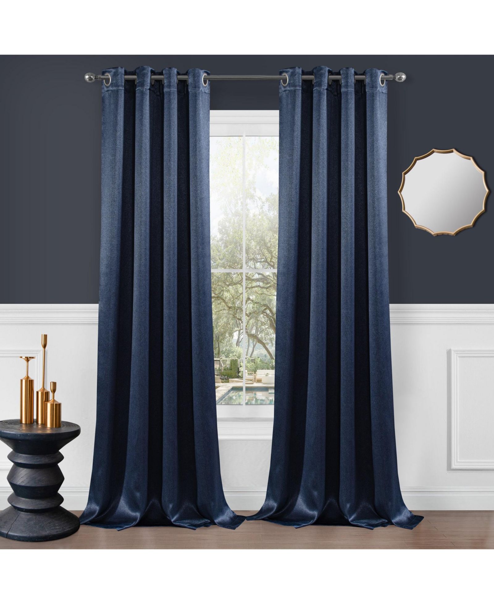 Dainty Home Sonoma Blackout Window Panel Set 104" W x 84" L