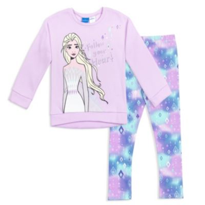 Frozen Girls' 2-Piece Sweatshirt and Leggings Set