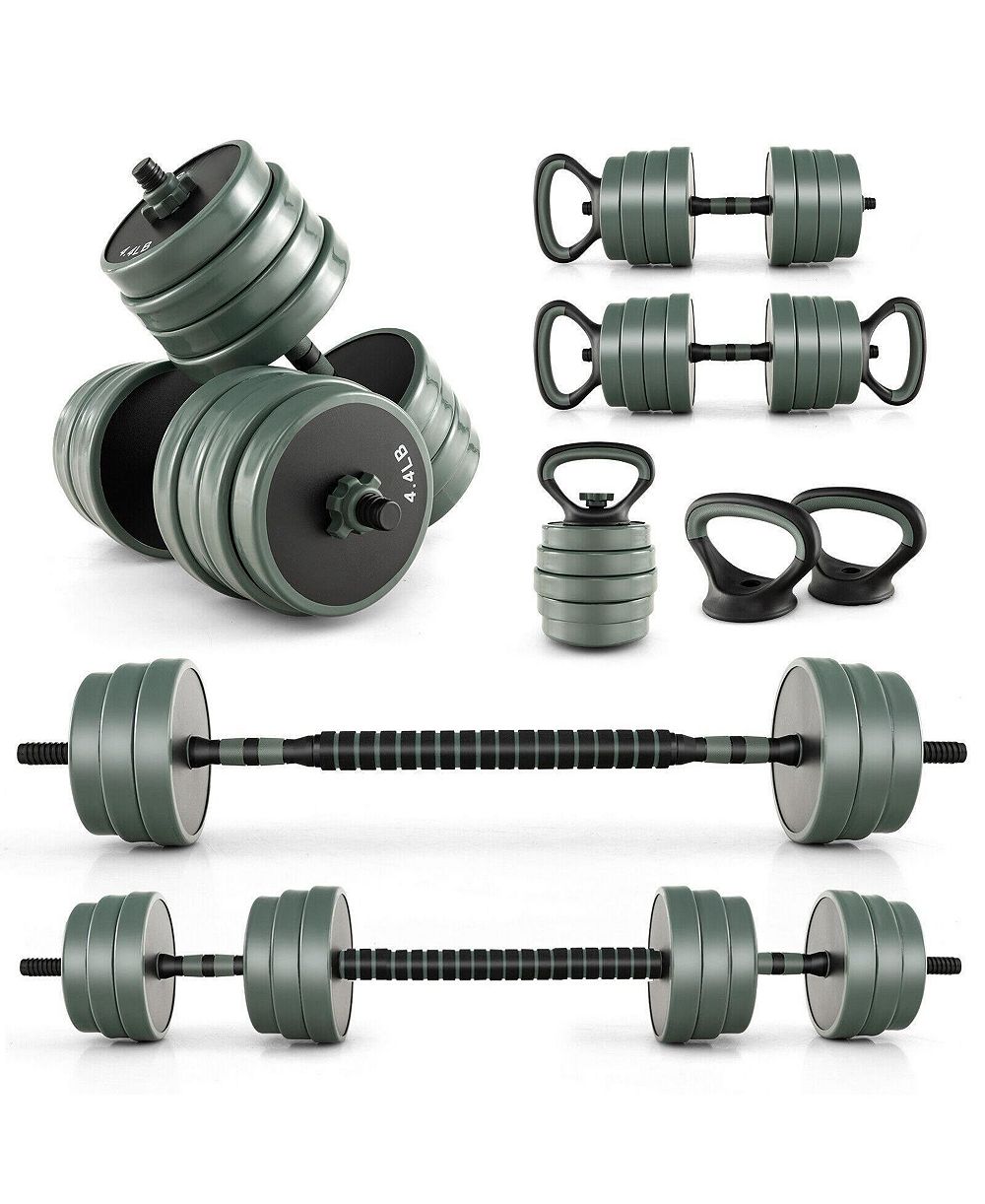 4 in 1 Adjustable Free Weight Dumbbell Set