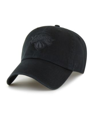 '47 Brand Men's Black New York Knicks Clean Up Adjustable Hat