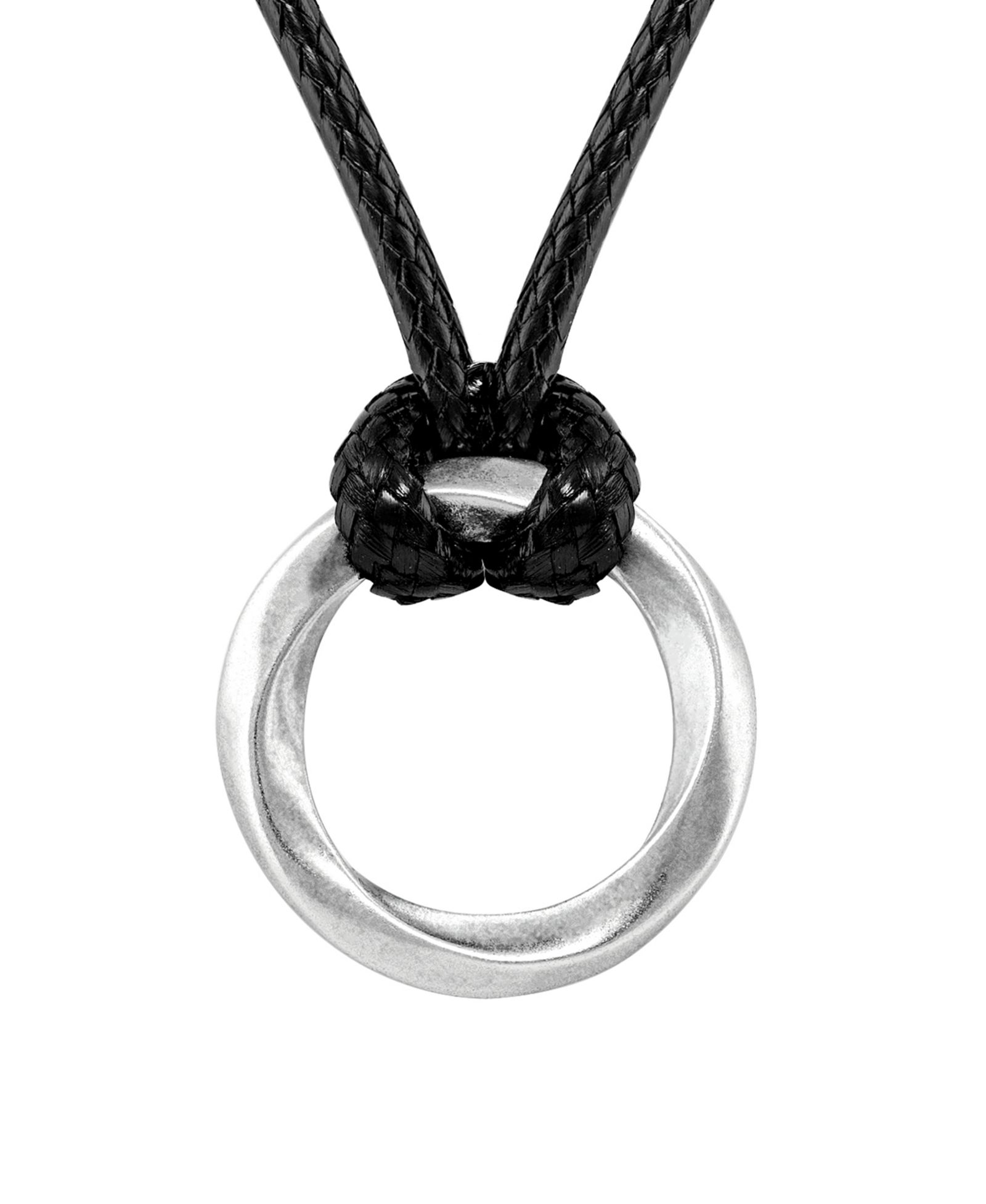 Vincero Men's Kairos Opportunity Pendant in Sterling Silver on Wax Cord