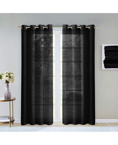 Набор полупрозрачных оконных панелей Dainty Home Melrose 110" W x 84" L