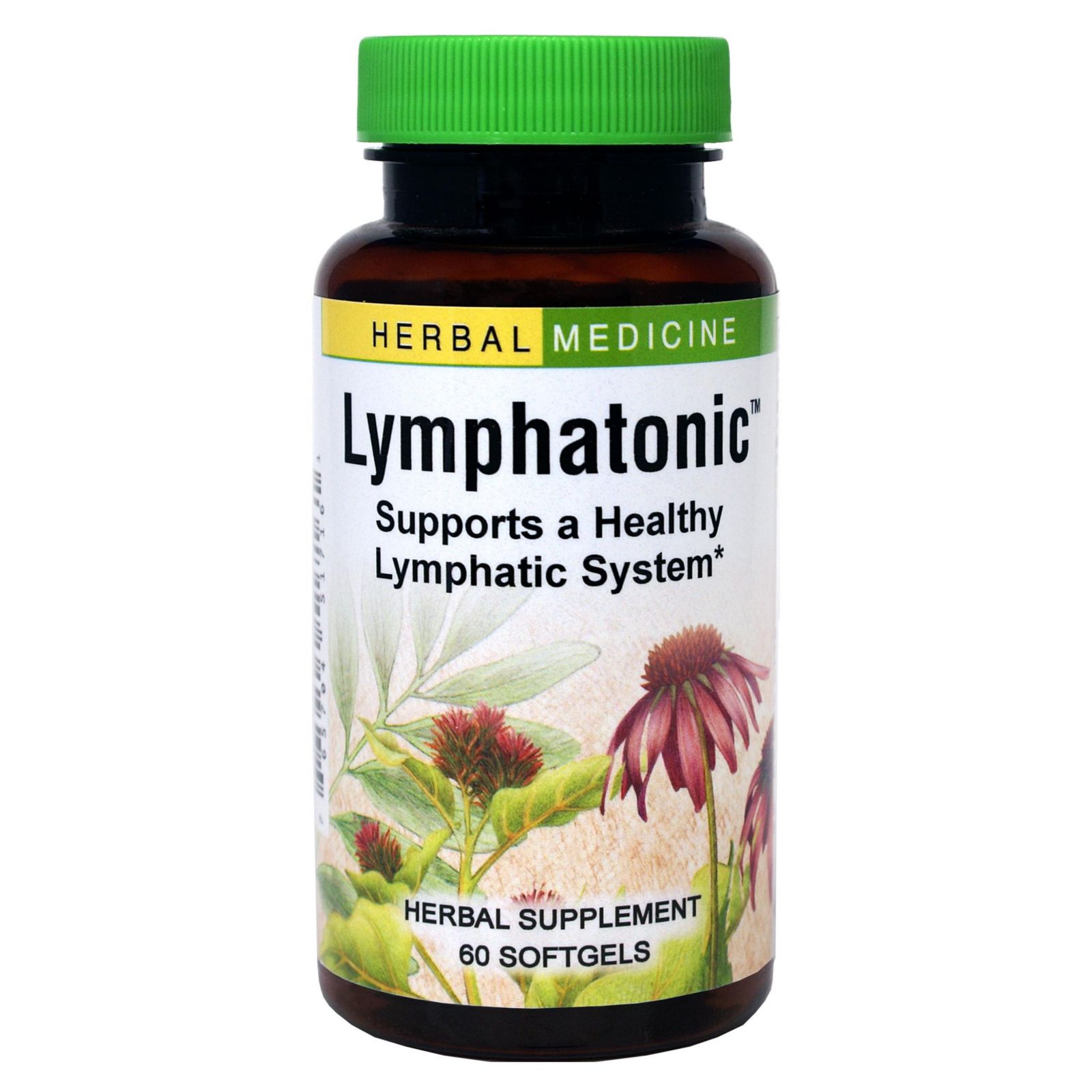 Биодобавка Trace Minerals Lymphatonic, 60 капсул