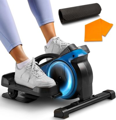 Lifepro Under Desk Elliptical Exercise Machine – Quiet Seated Pedal Exerciser with 8 Resistance Levels for Home or Office