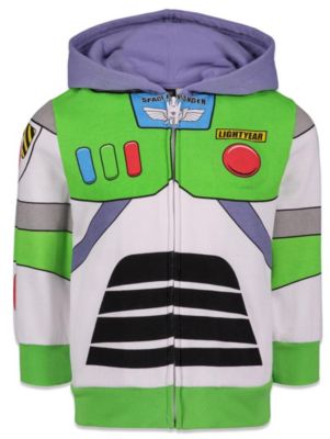 Toy Story Toddler Boys Boys'(2T-5T)Buzz Lightyear Cosplay Fleece Zip-Up Hoodie