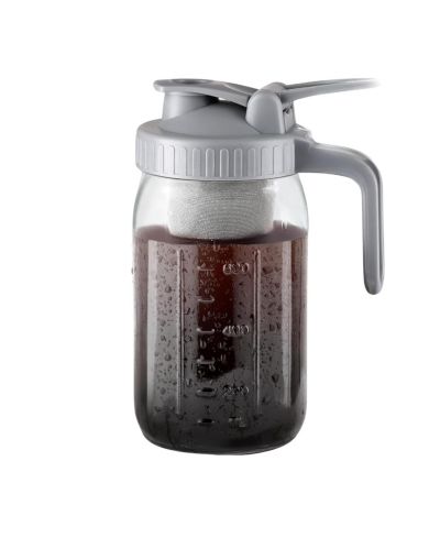 Zulay Kitchen кофеварка для холодного заваривания, 32oz Mason Jar с герметичной крышкой