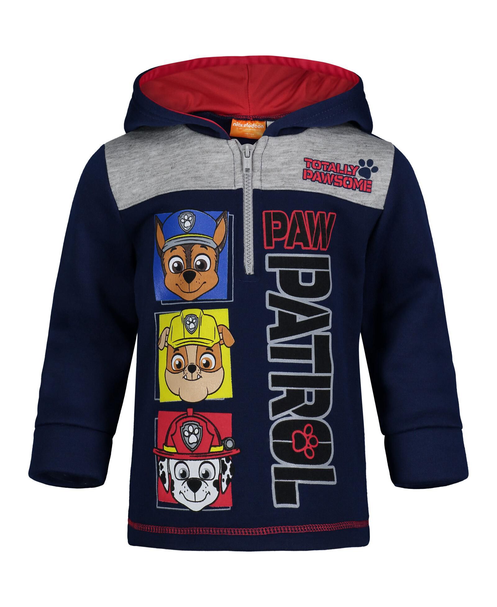 Худи Paw Patrol Chase Marshall Rubble Fleece Half Zip для мальчиков