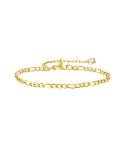Dloria Классический золотой браслет Figaro Chain Bracelet Hollywood Sensation
