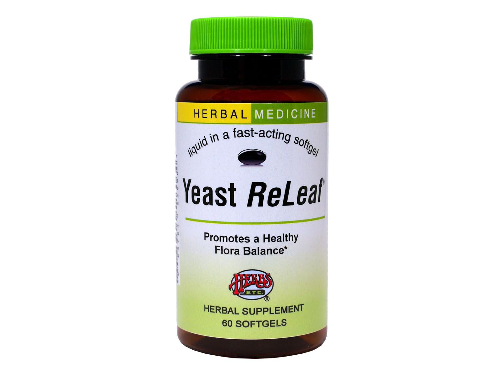 Herbs Etc Yeast Releaf, 60 капсул