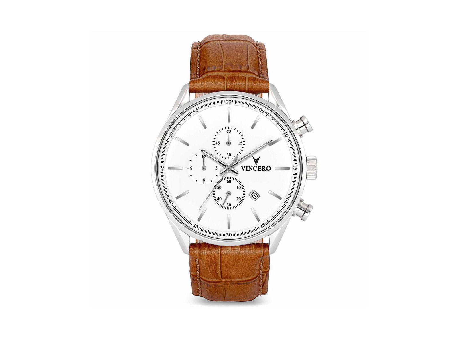 Vincero Мужские часы Chrono S2 40mm с ремешком из итальянской кожи