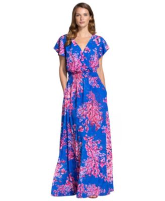 Женское шифоновое платье-макси HotSquash London Chiffon Wrap Top