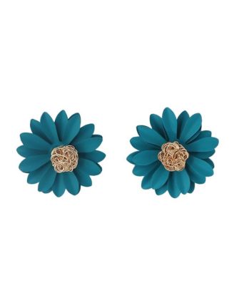 SOHI Women's Sunflower Stud Earrings