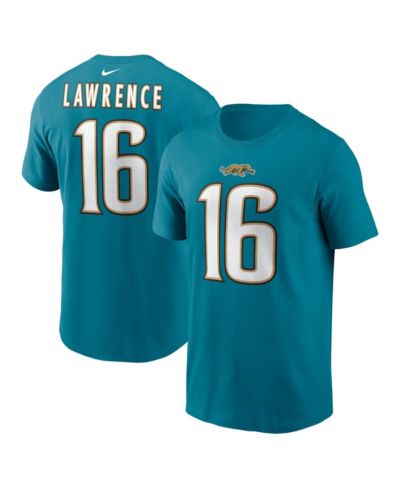 Мужская футболка Nike Trevor Lawrence Jacksonville Jaguars с именем и номером игрока