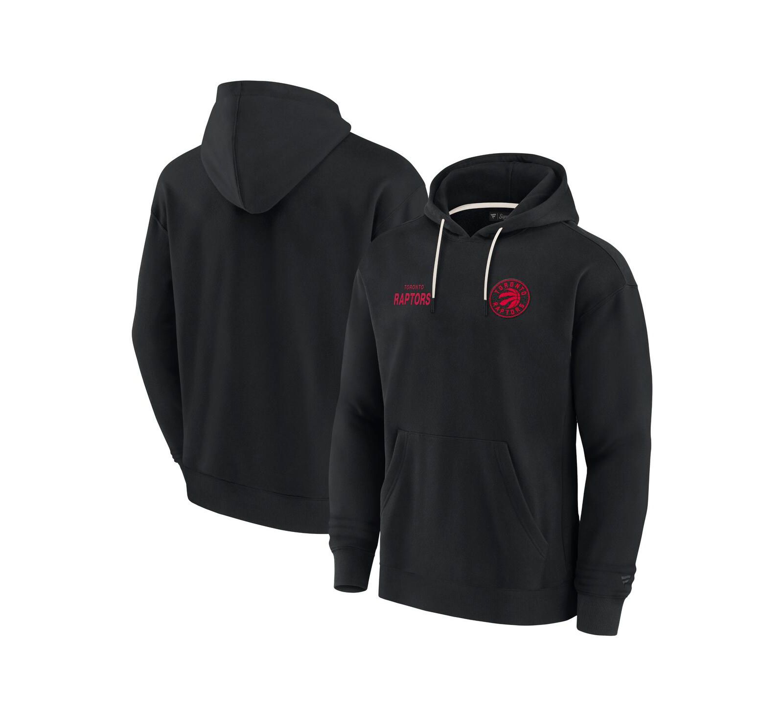 Унисекс флисовое худи Fanatics Toronto Raptors Elements Super Soft Black