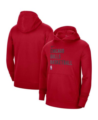 Nike Мужское и Женское худи Performance Spotlight для тренировок на корте, Red Chicago Bulls 2023/24