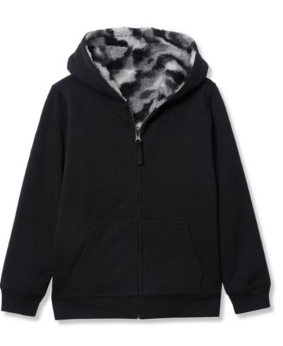 Детский флисовый худи Lands' End Girls Reversible High Pile