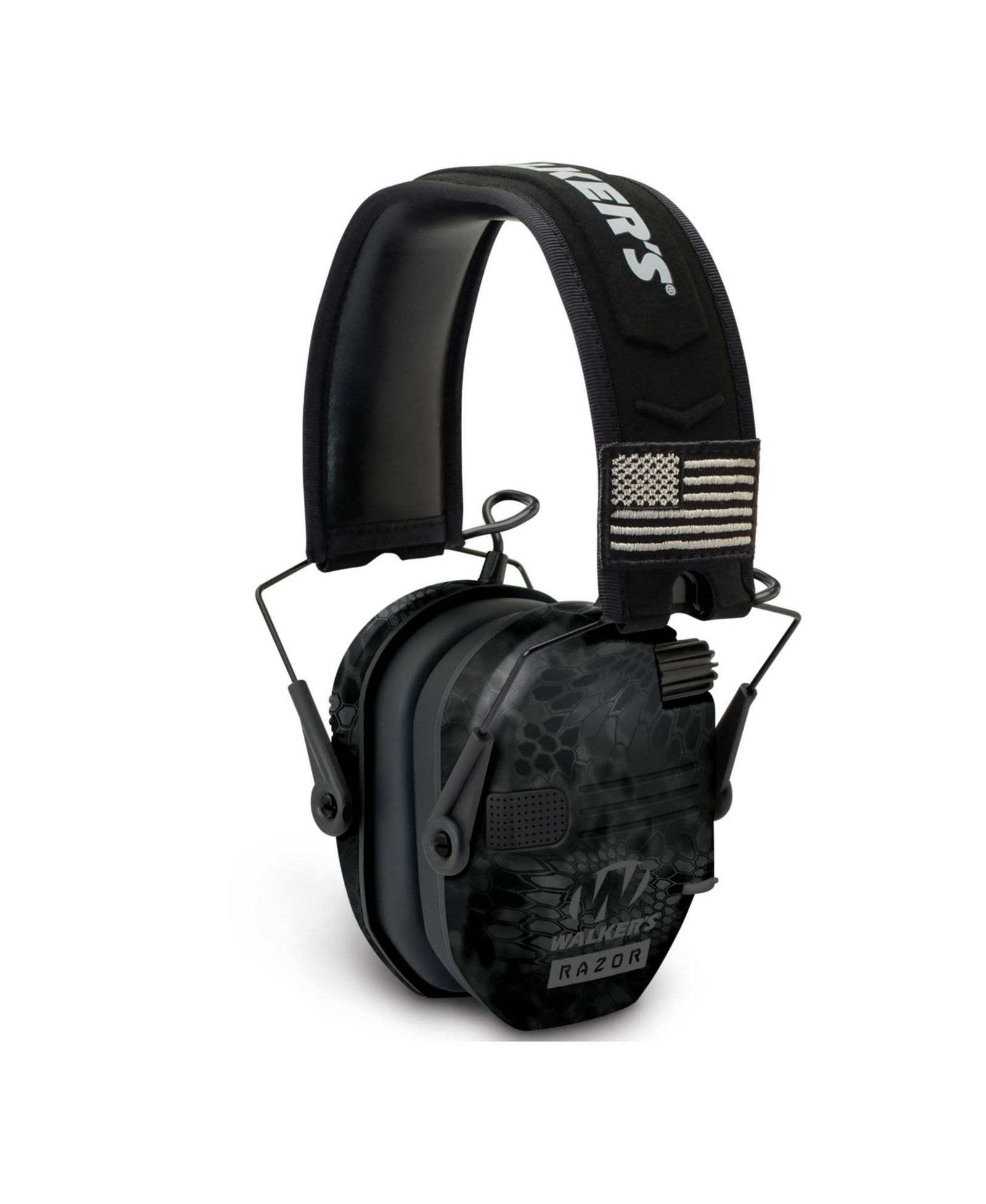 Walkers Razor Patriot Electronic Omnidirectional Microphone Earmuffs