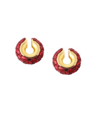 SOHI Women's The Mirror Cuff Earrings