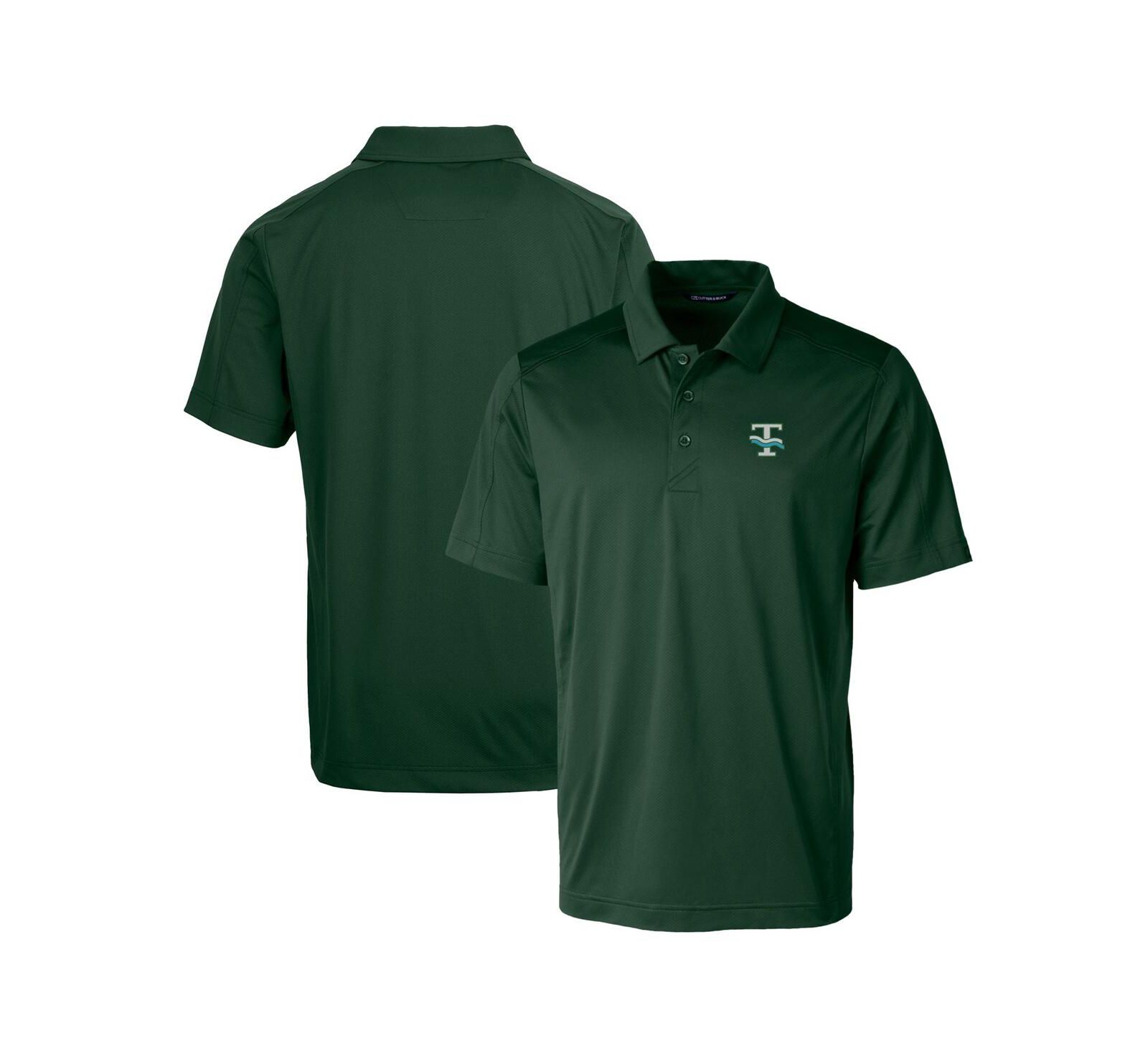 Поло рубашка Cutter & Buck Tulane Wave Primary Team Logo Prospect Textured Stretch