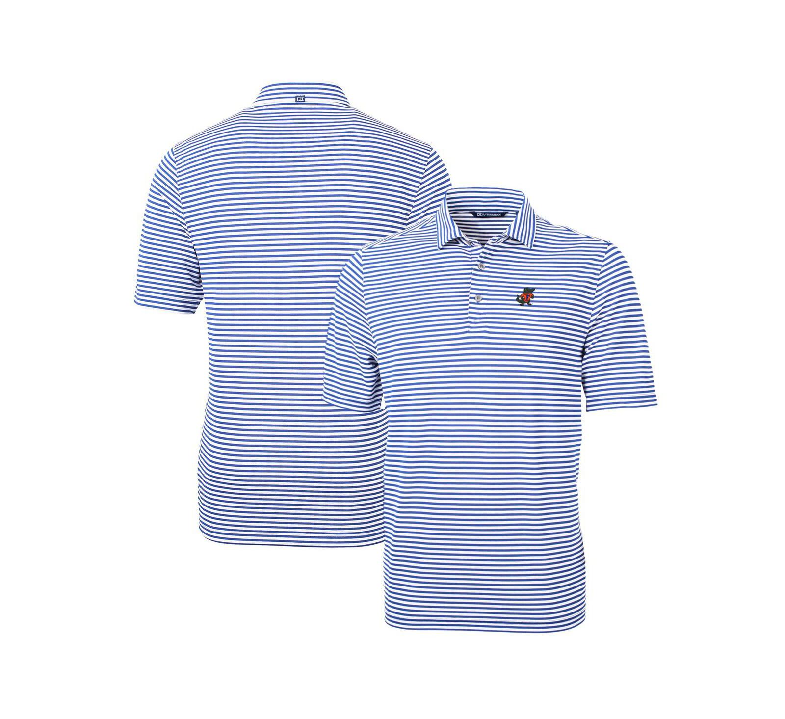 Cutter & Buck Men's Florida Gators Throwback Logo Virtue Eco Pique Stripe Polo