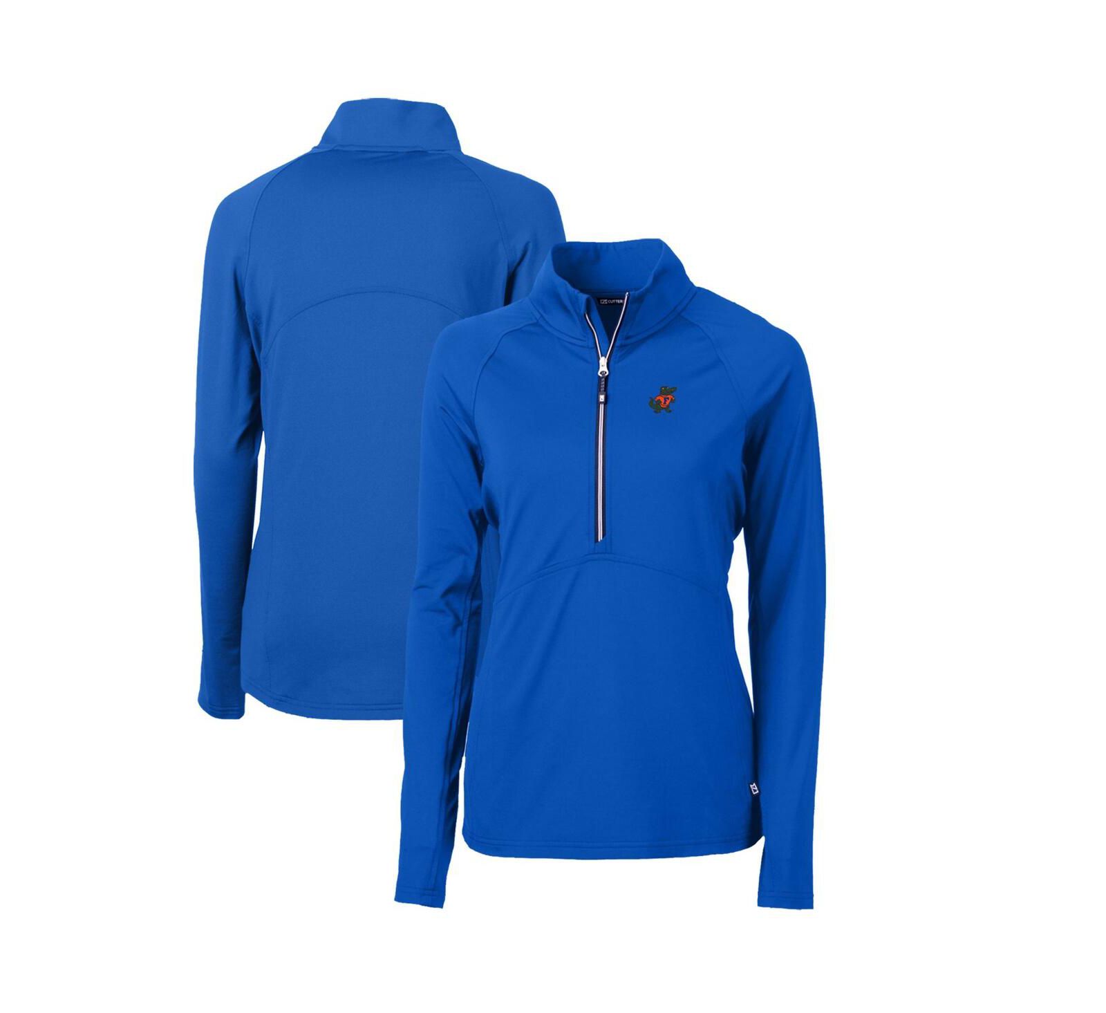 Женский топ Cutter & Buck Florida Gators Adapt Eco Knit Stretch с полумолнией