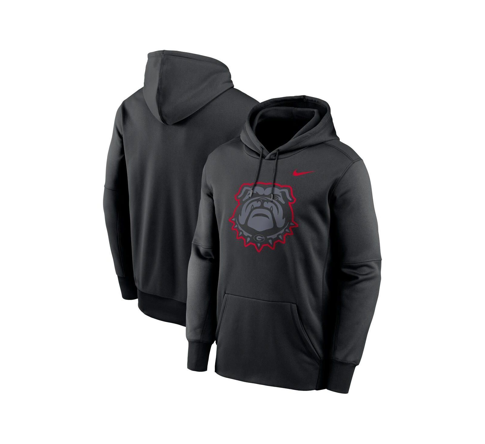 Мужское худи Nike Georgia Bulldogs Performance Fleece Pullover