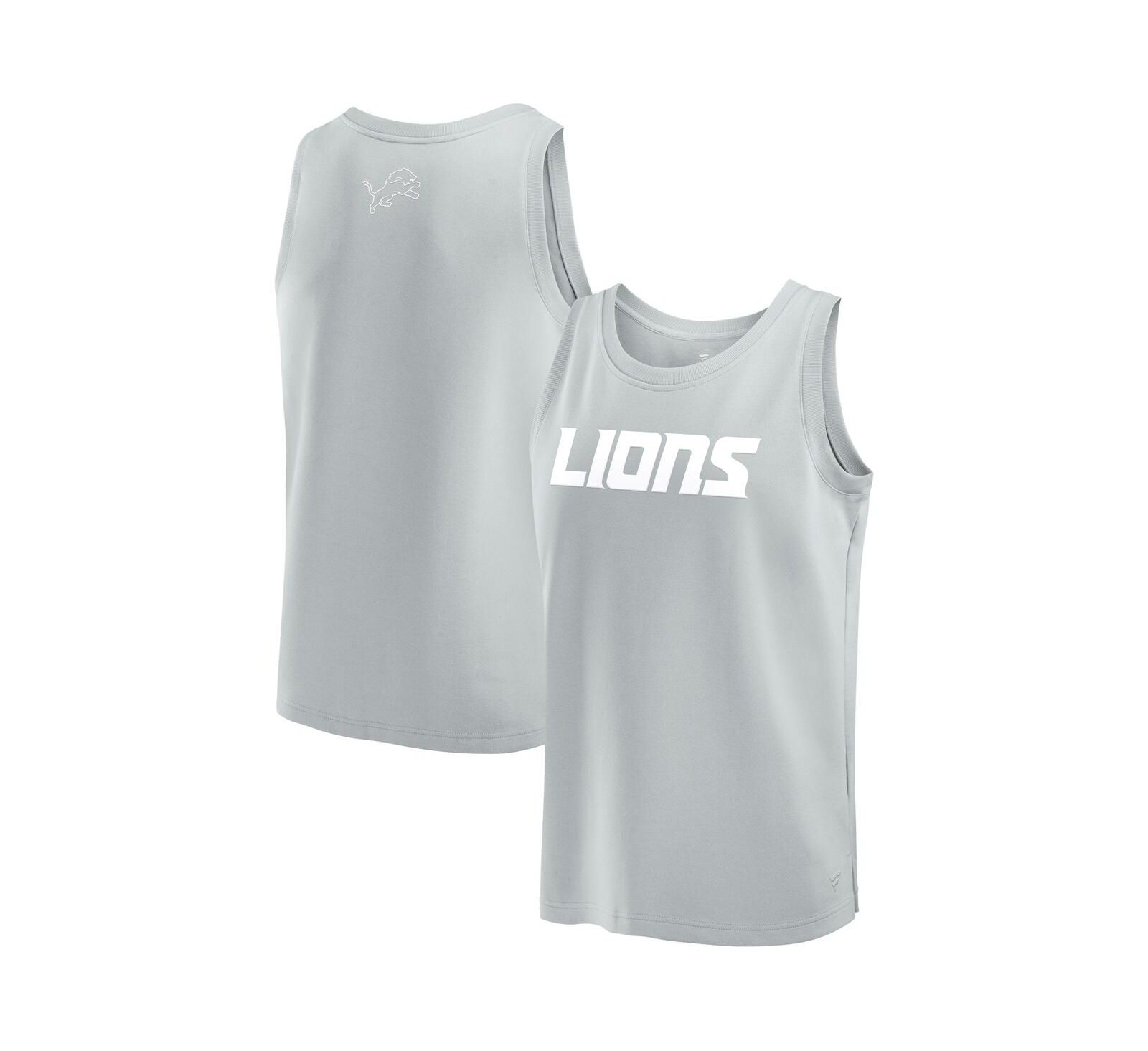 Мужской майка-алкоголичка Fanatics Detroit Lions Elements, серая