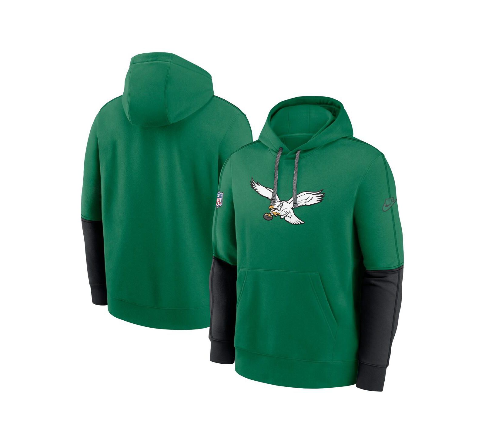 Мужское худи Nike Philadelphia Eagles Throwback Logo